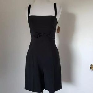 MOSCHINO COUTURE Crepe Black Romper